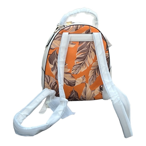 Coach Signature Jordyn Backpack Natural Banana Leaves Redwood Sunbeam Multi NWT - Picture 11 of 12